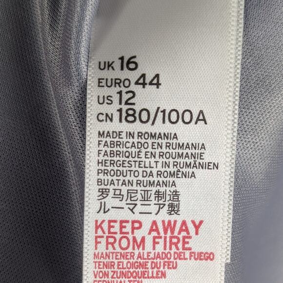 Topshop 12 Lace Midi Dress Women Blue Floral Mesh Sheer Puff Sleeve Romantic - Picture 3 of 5